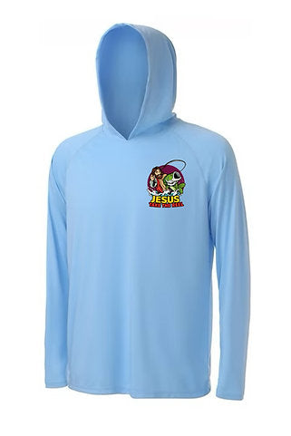 Jesus Take the Reel - Performance Long-Sleeve Hoodie