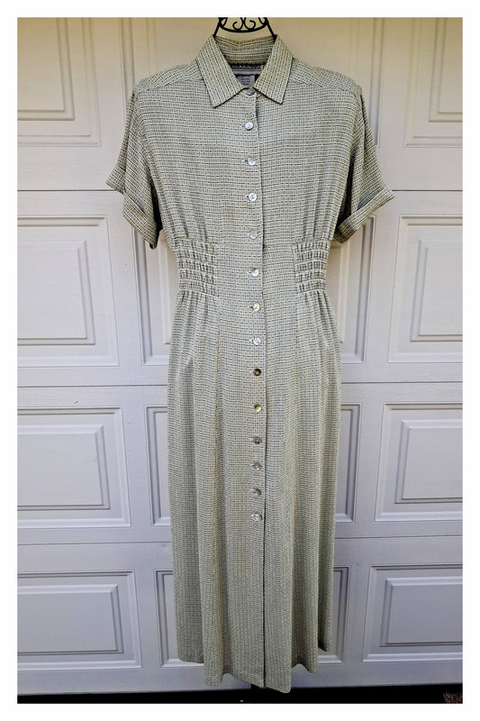 Jessica Howard Casual Short-Sleeve Maxi Dress, Size 10