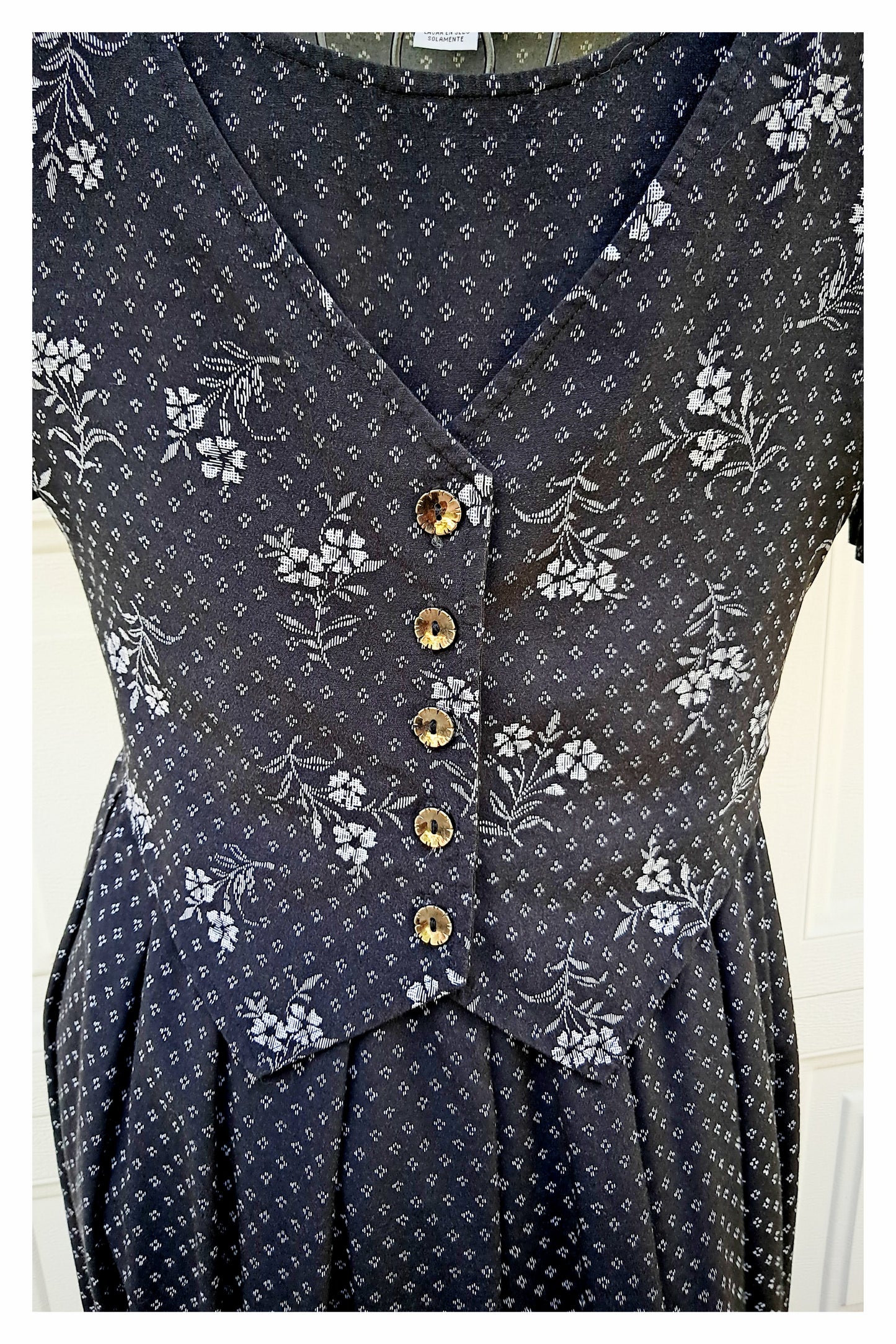 Karin Stevens Black Casual Dress, Size 10