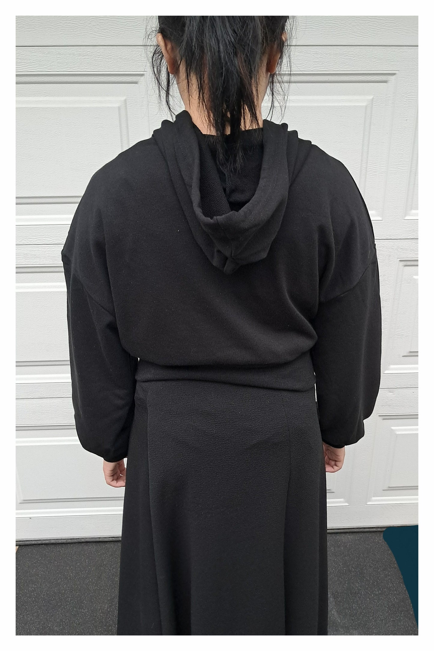 French Terry Long Sleeve Hoodie Zip-up Jacket