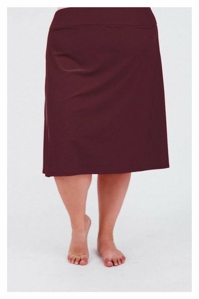 Hi-waisted, Long All-activity Skirt with Attached Capri-length Leggings